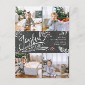 JEIFILE WISHESホリデーフォトコラージュはがき シーズンポストカード (正面)