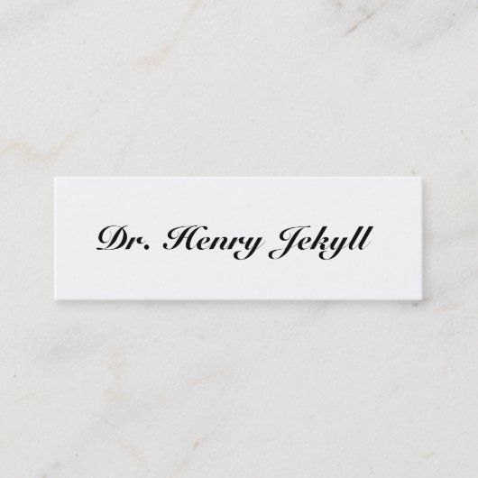 Jekyll/ハイド、2はテレホンカード味方しました コーリングカード (正面)