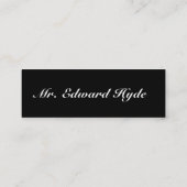 Jekyll/ハイド、2はテレホンカード味方しました コーリングカード (裏面)