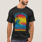 Jekyll Island Georgia Retro Throwback Surf & Beach Tシャツ (正面)