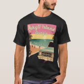 Jekyll Island Retro Beach Vacation Souvenir Georgi Tシャツ (正面)