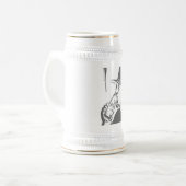 Jelen pivo ビールジョッキ (正面左)