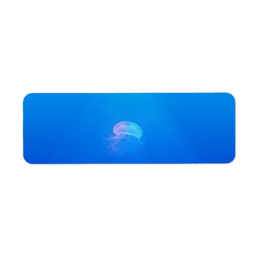 jelgy-698521海の生き物の動物ブルー海 ラベル (正面)