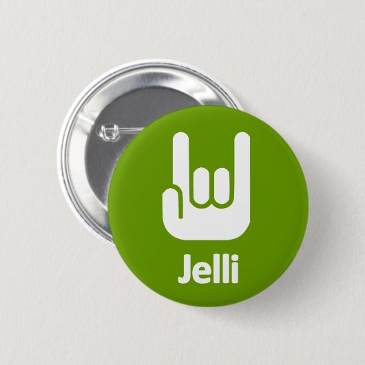 Jelliの石手 缶バッジ (正面&裏面)