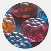 Jellied Candy Fun ラウンドシール (正面)