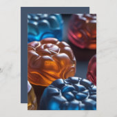 Jellied Candy Fun 招待状 (正面/裏面)