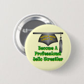 Jelloのレスリング選手 缶バッジ (正面&裏面)