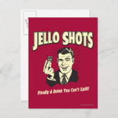 Jelloの打撃: あなたがこぼすことができない飲み物 ポストカード (正面/裏面)