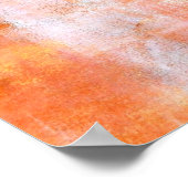 Jelloコーラル抽象芸術アートポスター ポスター (角)