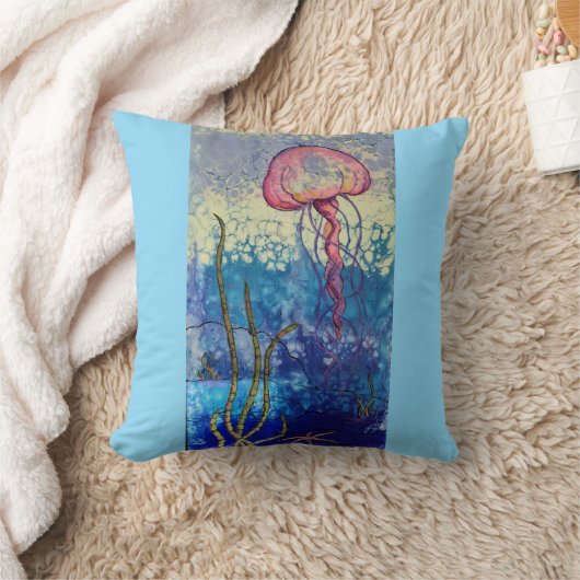 Jelly Fish Pillow クッション (ブランケット)