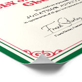 Jelly of the Month Certificate ポスター (角)