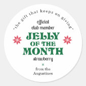 Jelly of the Month Club Jam Labels ラウンドシール (正面)