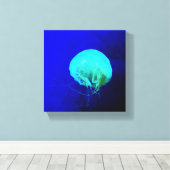 Jellyfish キャンバスプリント (インサイチュ (ウッドフロア))