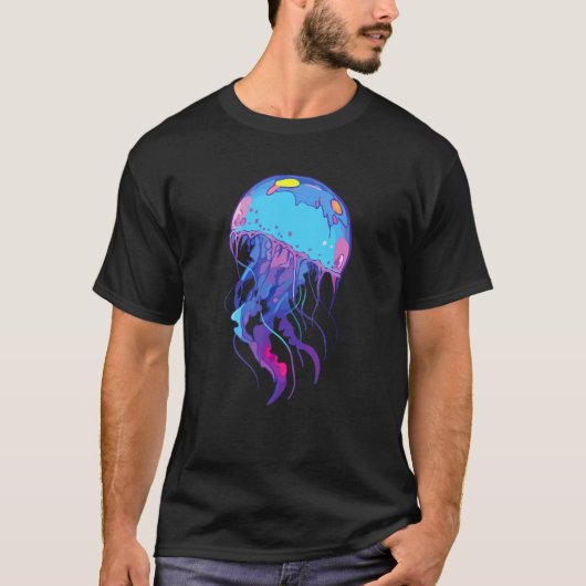 Jellyfish_3 Tシャツ (正面)