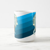 Jellyfish Boy Anime Coffee Art コーヒーマグカップ (中央)