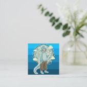 Jellyfish Boy Anime Coffee Art ロイヤリティカード (スタンド正面)