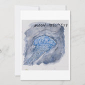 Jellyfish Greeting Card 招待状 (正面)