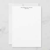 Jellyfish Greeting Card 招待状 (裏面)