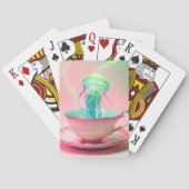 Jellyfish in Teacup Playing Cards トランプ (裏面)