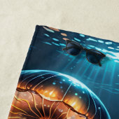 Jellyfish in the Sea ビーチタオル (インサイチュ)