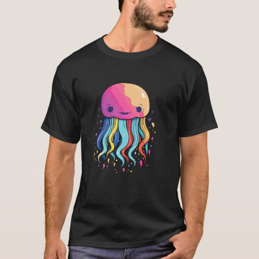 Jellyfish Long Sleeve Tシャツ (正面)