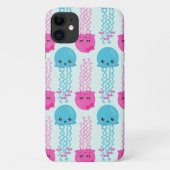 Jellyfish Pattern, Cute Jellyfish, Sea Animals Case-Mate iPhoneケース (裏面)