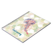 Jellyfish-Qualle-Watercolor-Stile ノートブック (左側)