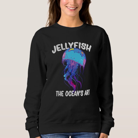 Jellyfish The Oceans Art_1 スウェットシャツ (正面)