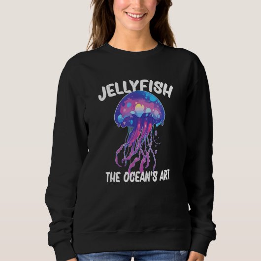 Jellyfish The Oceans Art_2 スウェットシャツ (正面)