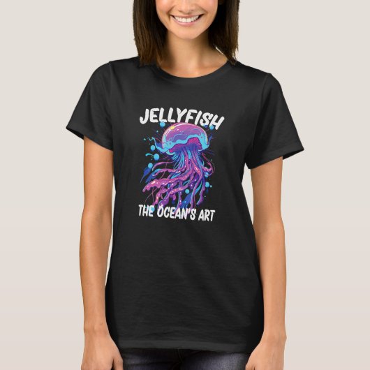 Jellyfish The Ocean's Art_5 Tシャツ (正面)