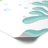 Jellyfish Tidal Comfort Customizable ポスター (角)