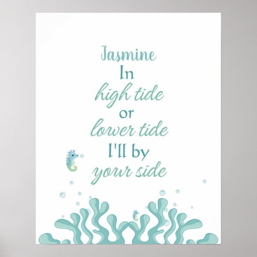 Jellyfish Tidal Comfort Customizable ポスター (正面)