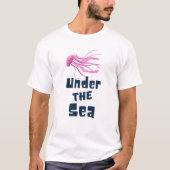 Jellyfish under the sea tシャツ (正面)