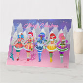 Jem and the Holograms Christmas card カード (正面)