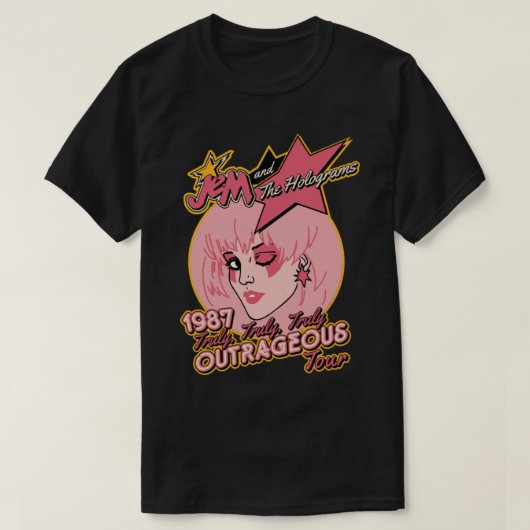 Jem Rock Tour T-Shirt.png Tシャツ (デザイン正面)