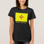 Jemez Springs New Mexico USA Flag Souvenir Tシャツ (正面)
