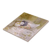 Jemima Puddle-DuckがBeatrix Poによって卵を孵化 タイル (側面)