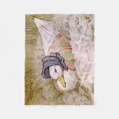 Jemima Puddle-DuckがBeatrix Poによって卵を孵化 フリースブランケット (正面)