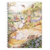 Jemima Puddle Duck氏と散歩キツネ ノートブック (正面)