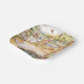 Jemima Puddle Duck氏と散歩キツネ ペーパープレート (傾斜あり)