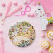 Jemima Puddle Duck氏と散歩キツネ ペーパープレート (パーティー)