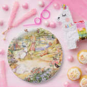 Jemima Puddle Duck氏と散歩キツネ ペーパープレート (パーティー)