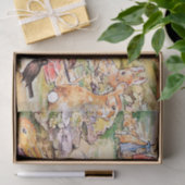 Jemima Puddle Duck氏と散歩キツネ 薄葉紙 (ギフト)