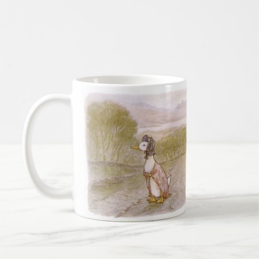 Jemima Puddleduckのマグ、ベアトリックスの陶工のギフト コーヒーマグカップ (左)