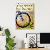 @jemK irkafirkaプリント ポスター (ホームオフィス)