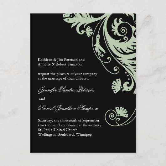 Jen用結婚サンプルはがき ポストカード (正面)