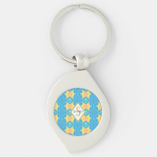 Jen Mosaic Business Keychain キーホルダー (正面)