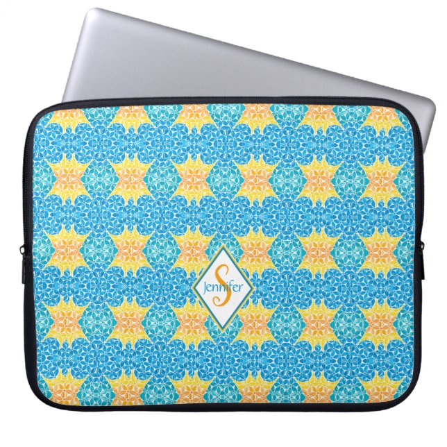 Jen Mosaic Laptop Sleeve ラップトップスリーブ (正面)
