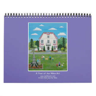 Jen Niles Art 12ヶ月のウォールカレンダー カレンダー