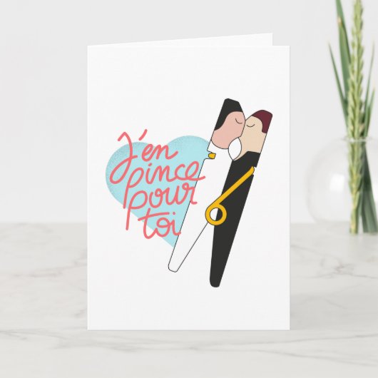 J'en pince pour toi カード (正面)